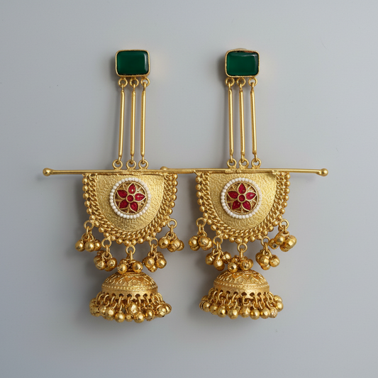Designer Kashmiri Earrings