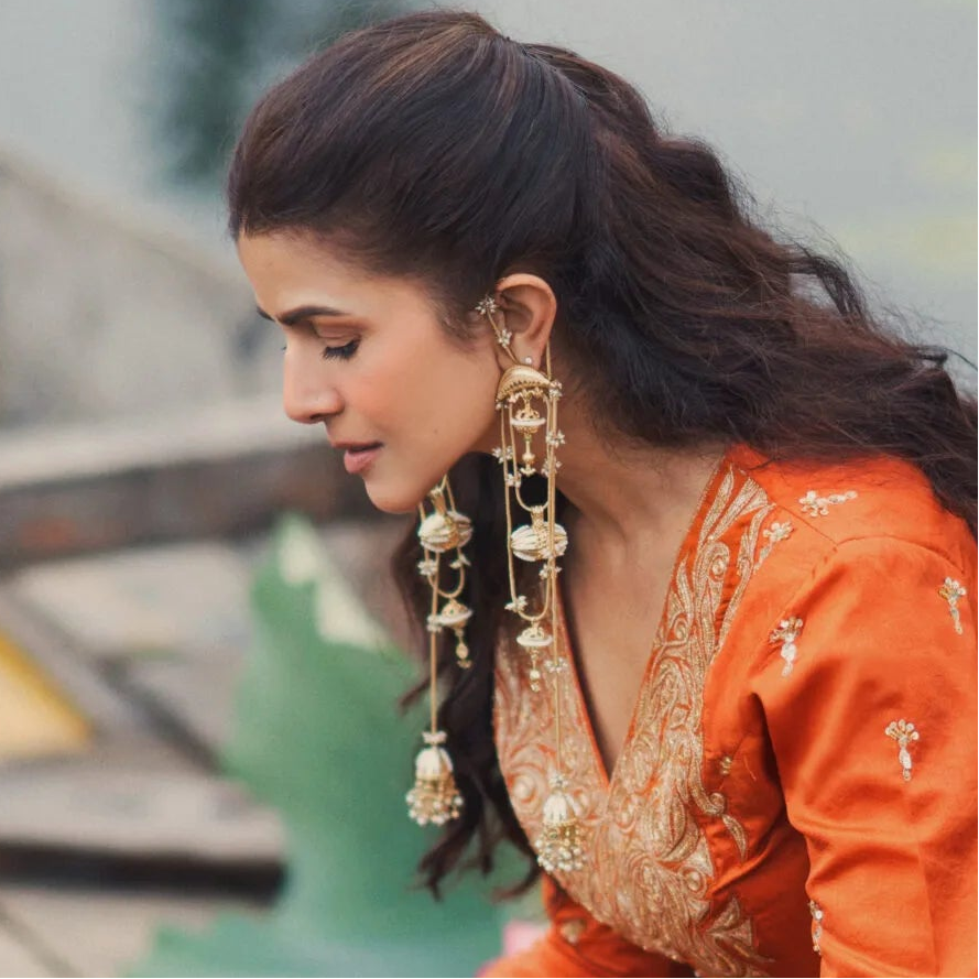 Nimrat Kaur Inspired Kashmiri Earrings