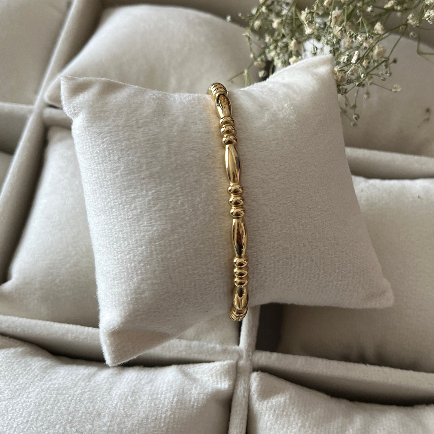 Textured Gold Bracelet
