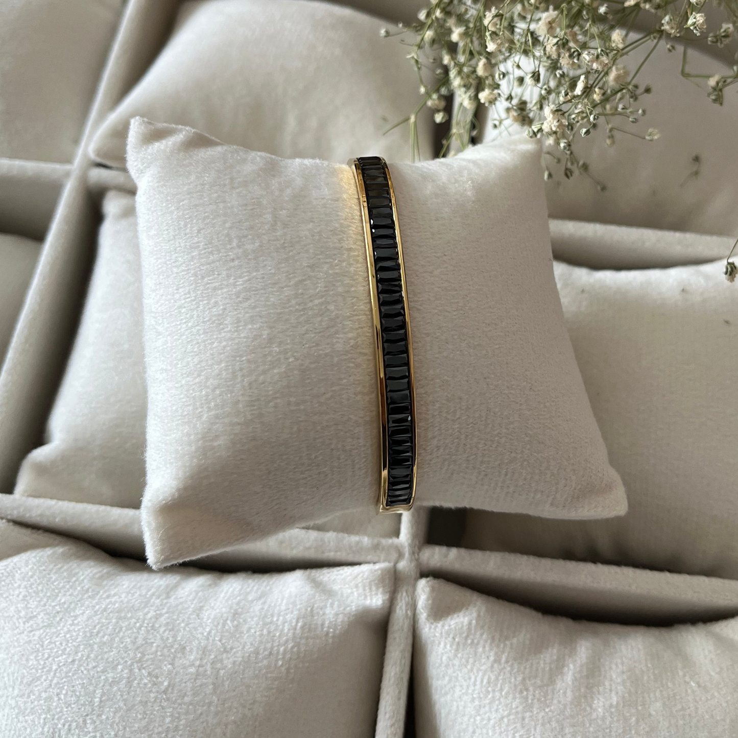 Black Cuff Bracelet