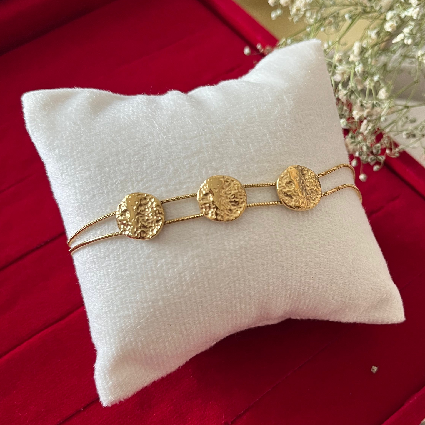 Gold Coins Chain Bracelet