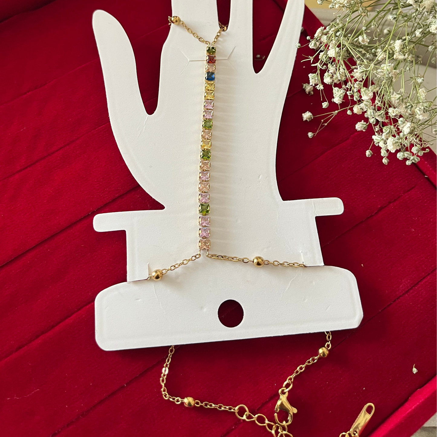 Finger Wrist Chain Bracelet