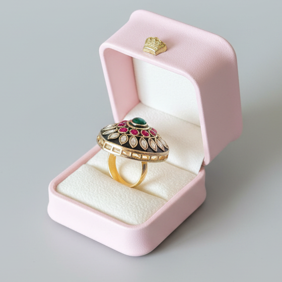 Statement Kundan Rings