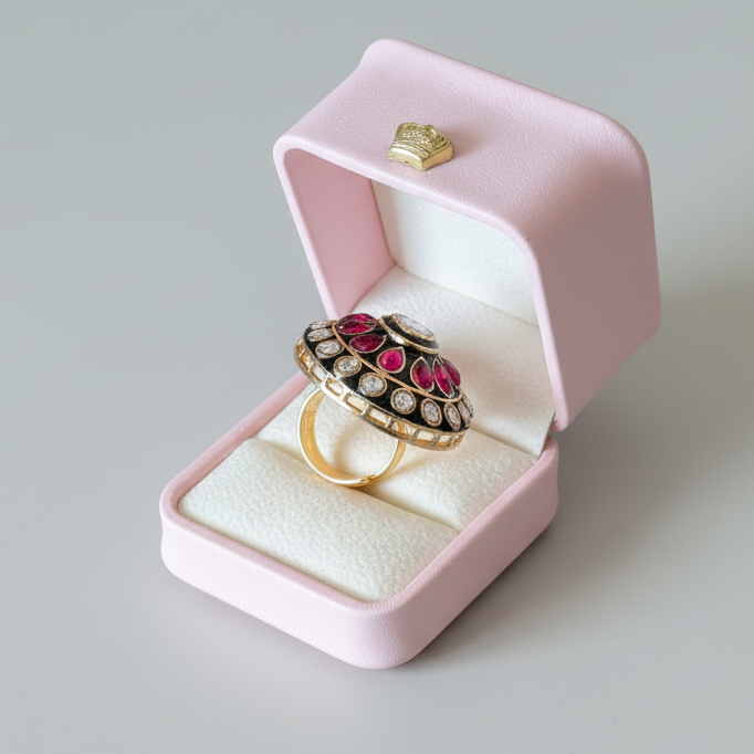 Statement Kundan Rings