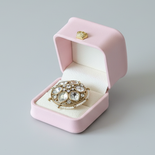 Statement Kundan Zircon Rings