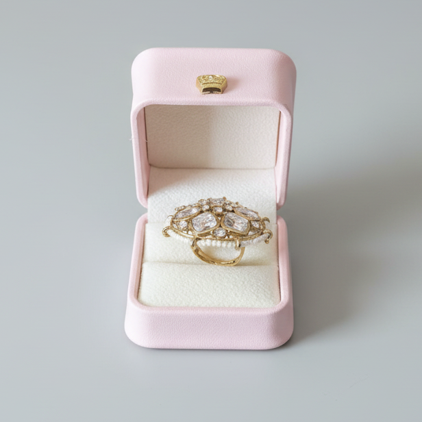 Statement Kundan Zircon Rings