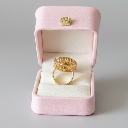 Gold Stone Ring