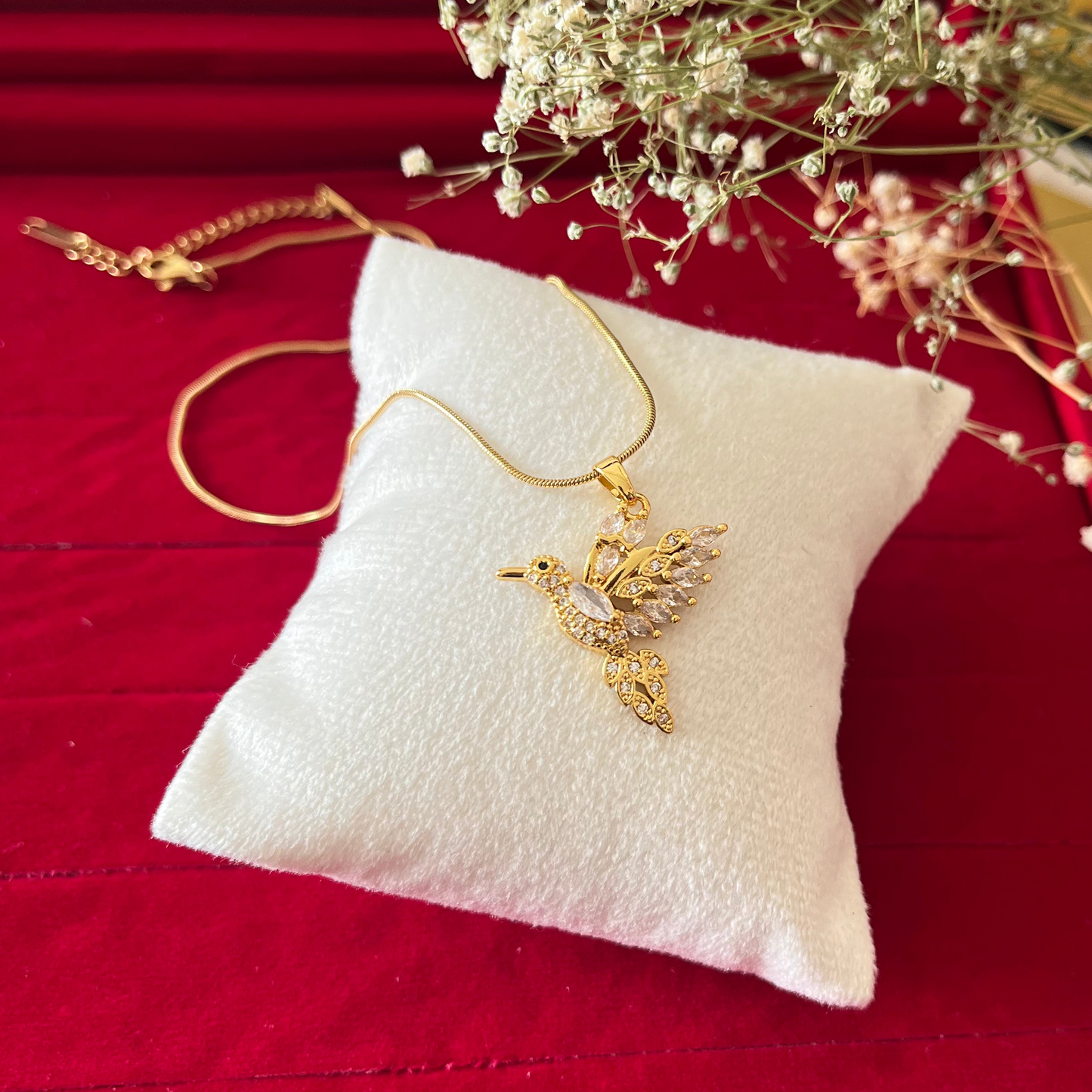 Bird Pendant Chain Necklace