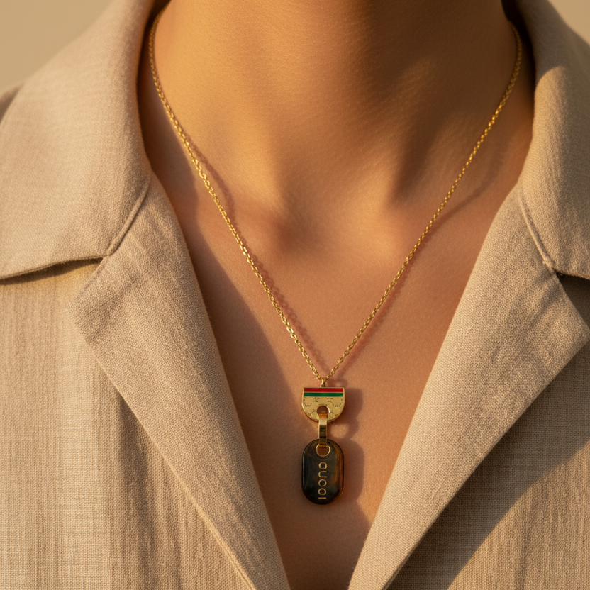 Brand Inspired Chain Necklace