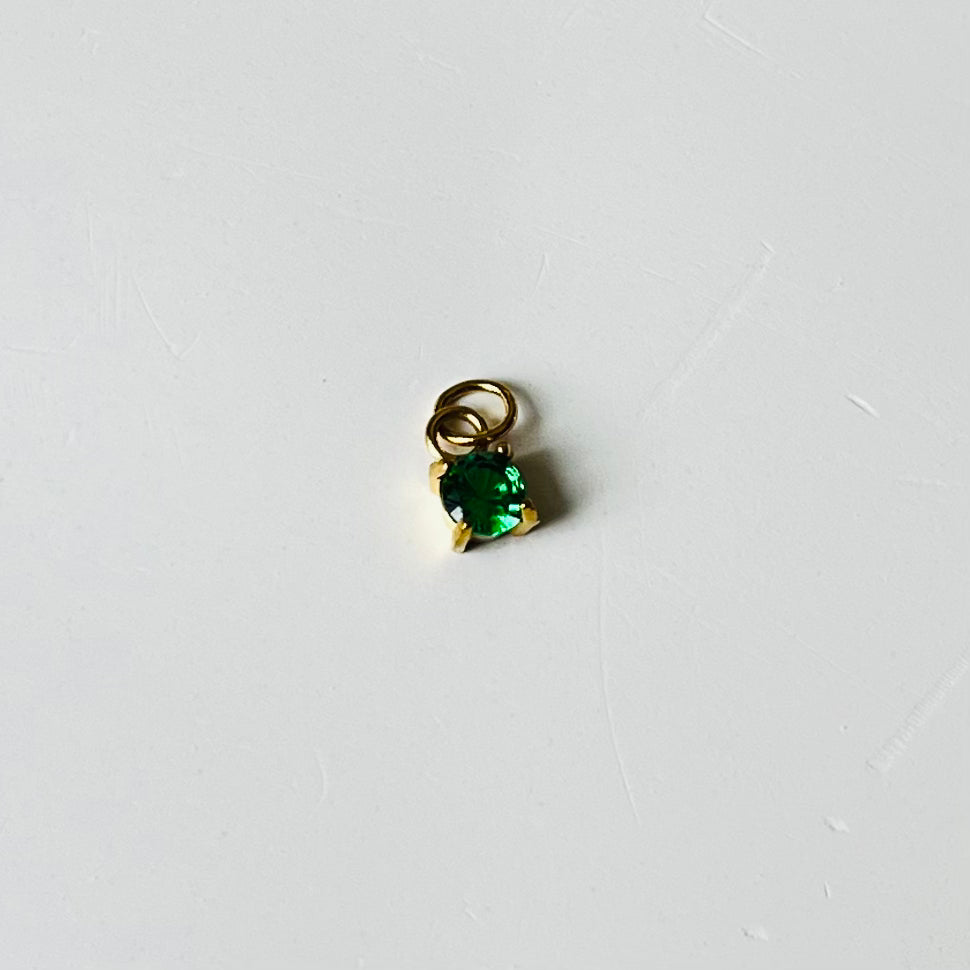 Mint Green Stone Charm Only