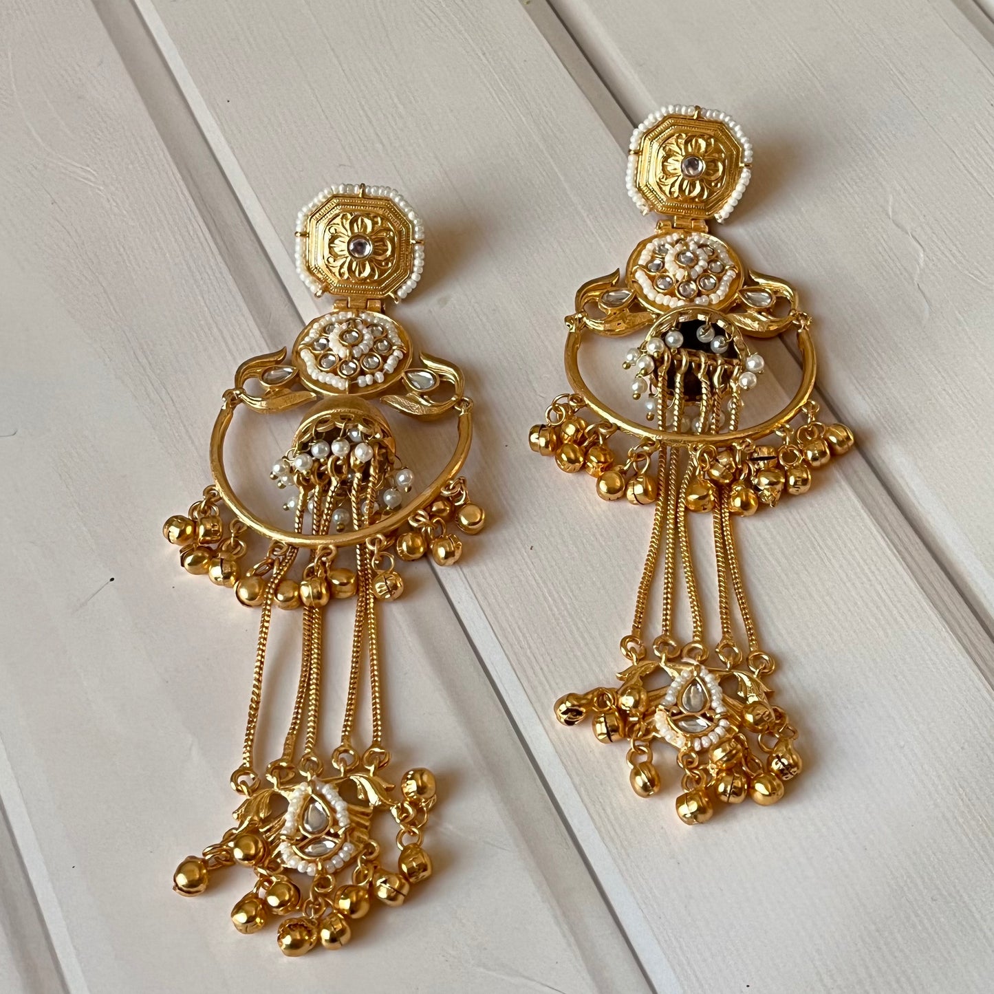 Classic Kashmiri Hoop Earrings