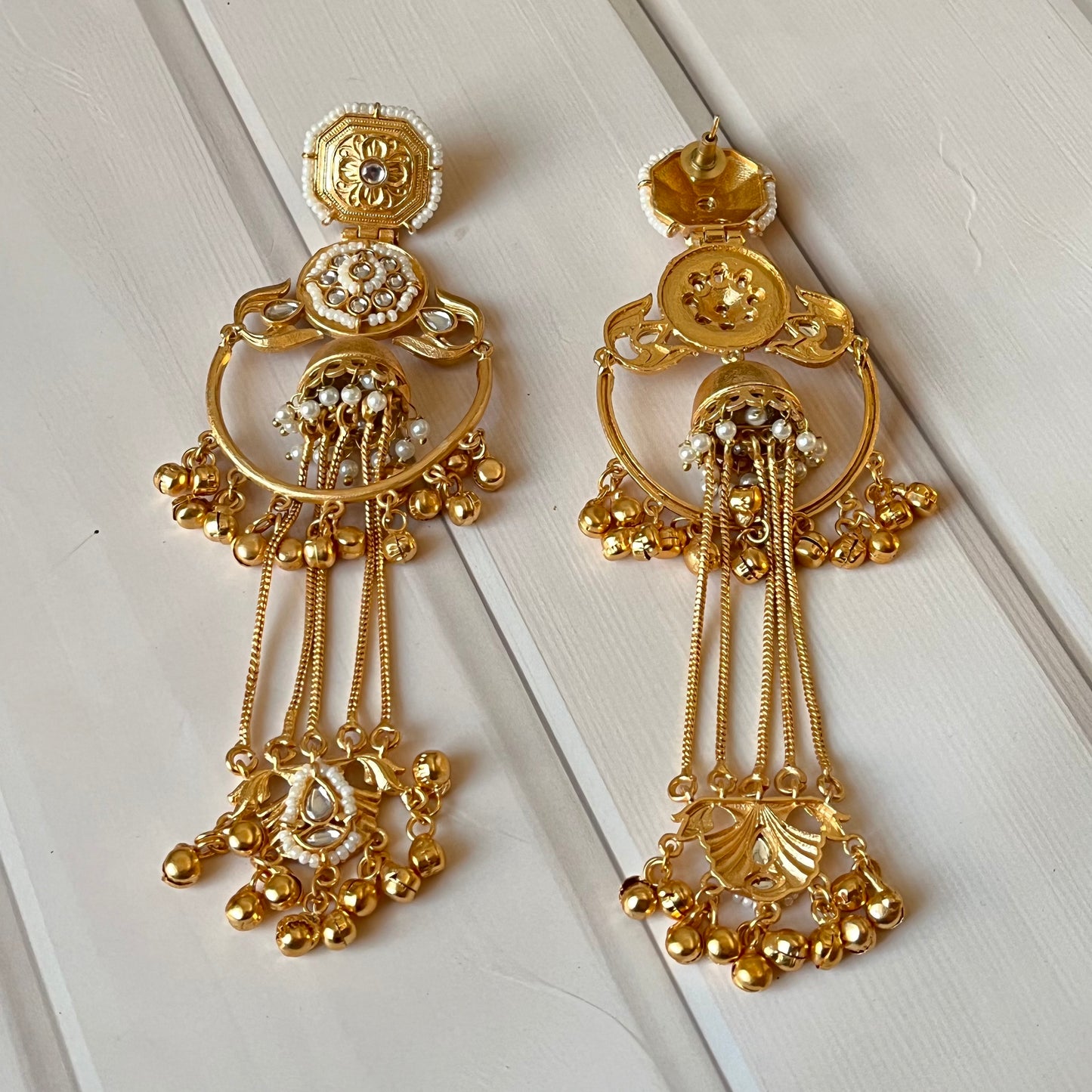 Classic Kashmiri Hoop Earrings