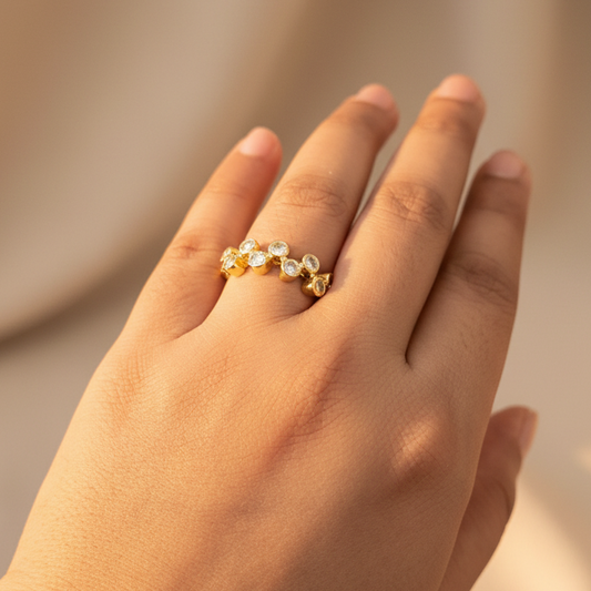 AD Zig Zag Ring