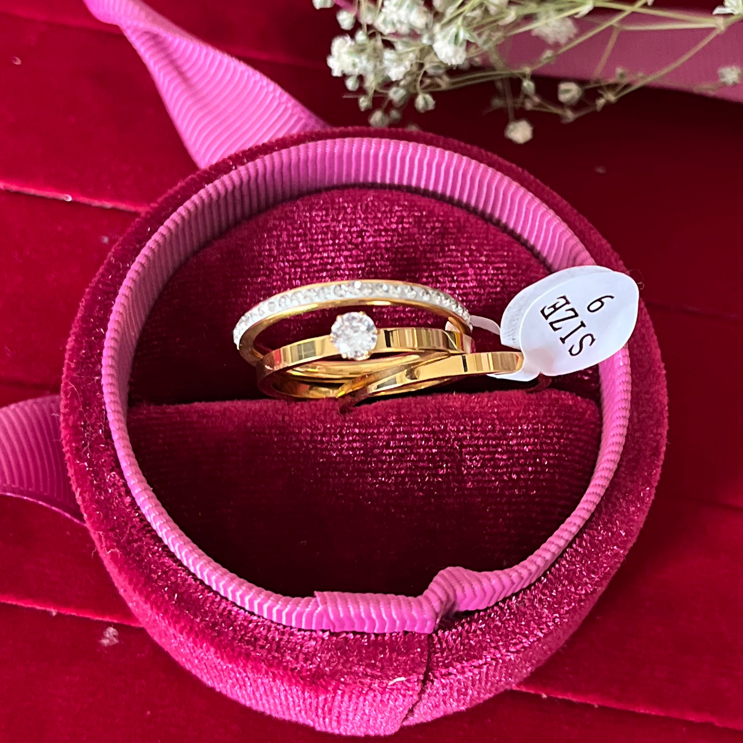 Set of 3 Stackable Ring