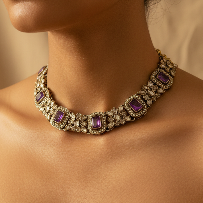 Levender Sleek Necklace Set