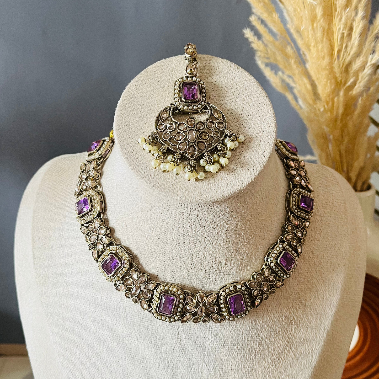 Levender Sleek Necklace Set