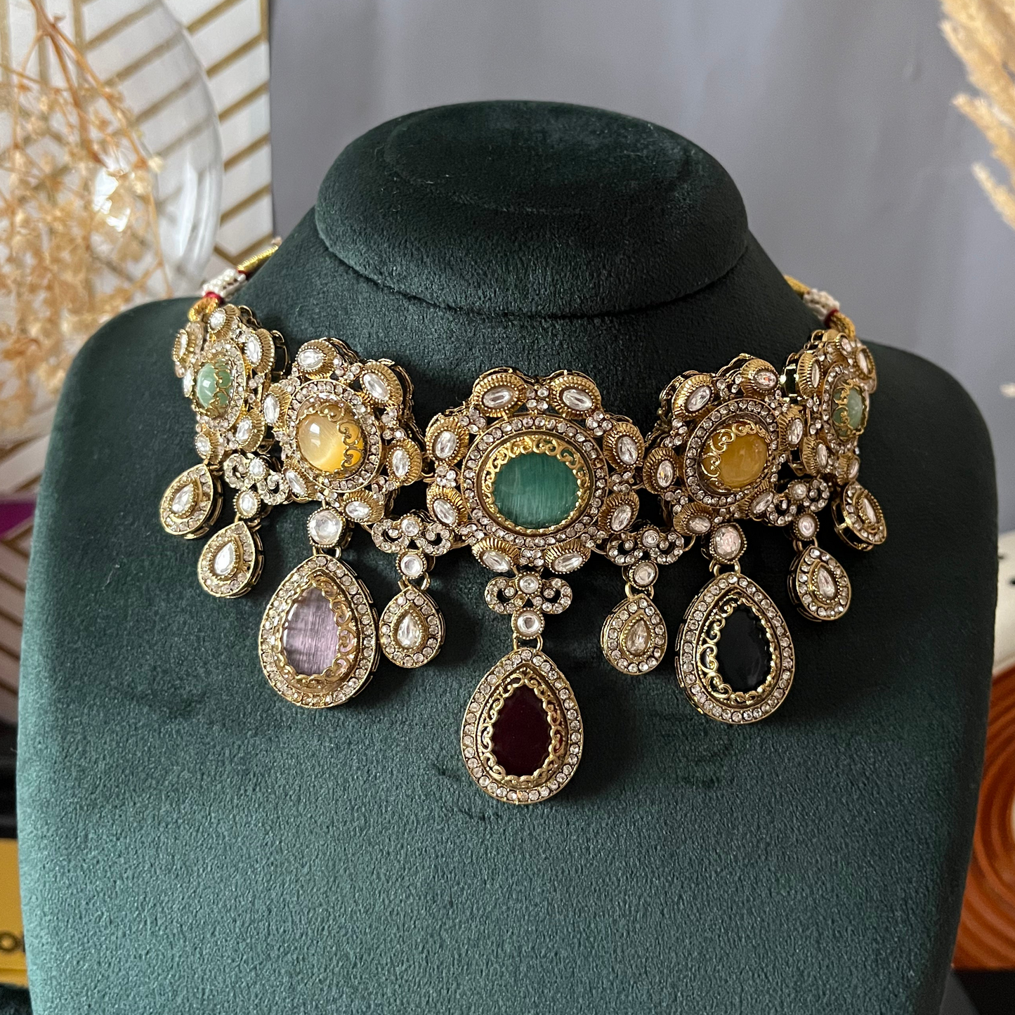 Monalisa Stone Brand Inspired Necklace Set