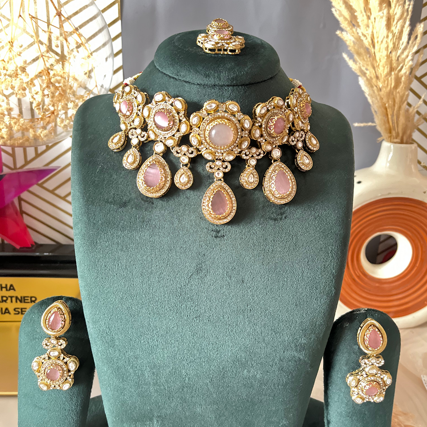 Monalisa Stone Brand Inspired Necklace Set