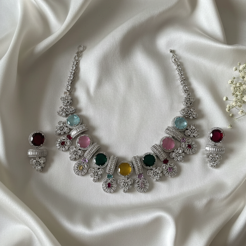 Monalisa Stone Necklace Set