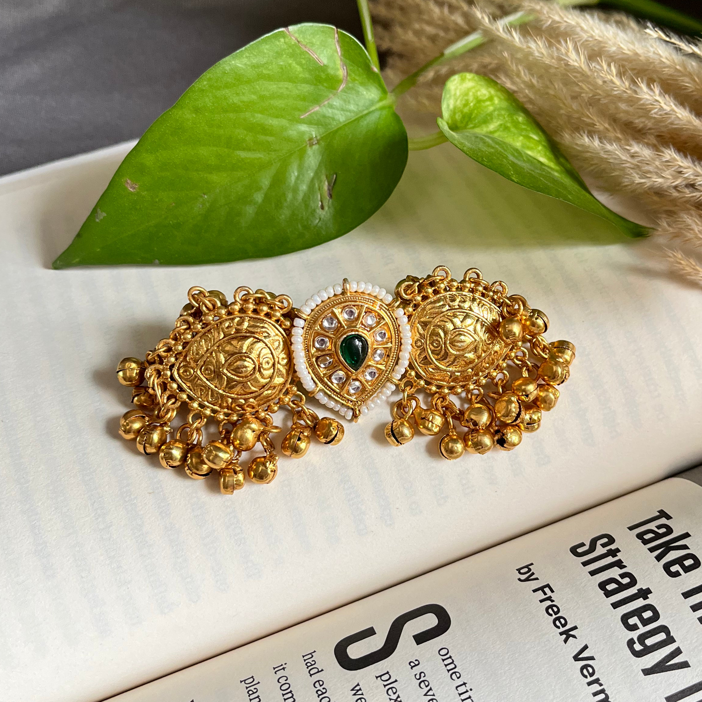 Kashmiri Ghungroo Statement Ring