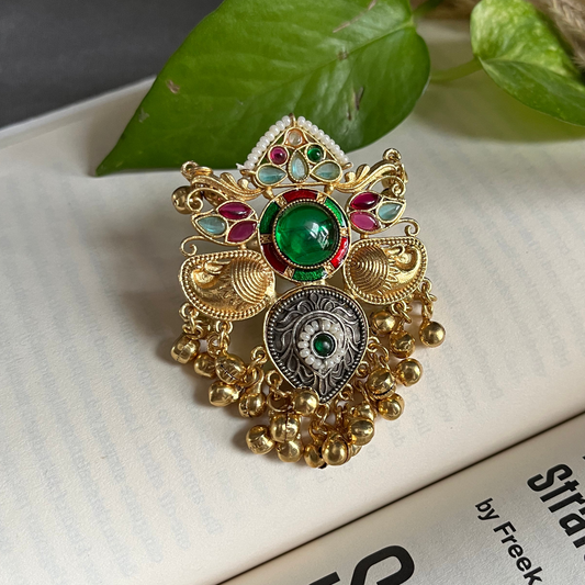 Dual Tone Statement Ring