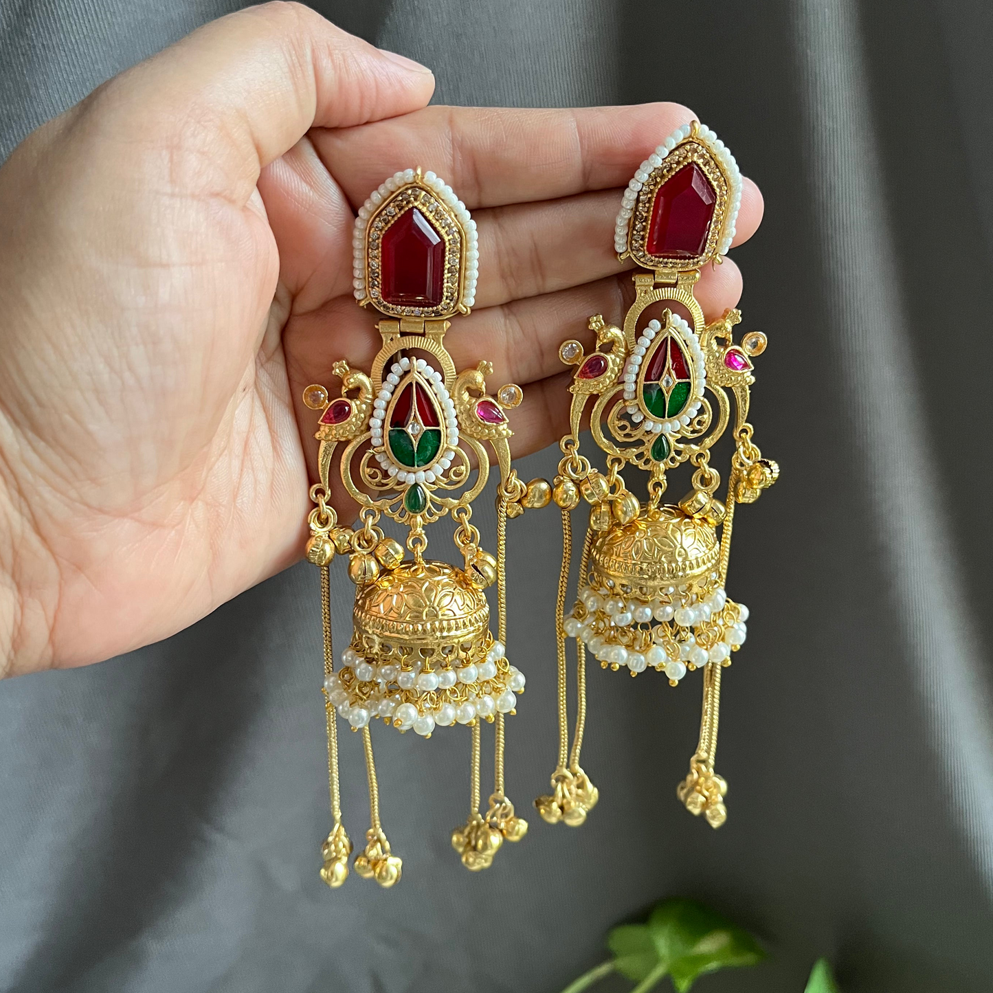 Kashmiri Jhumka Earrings