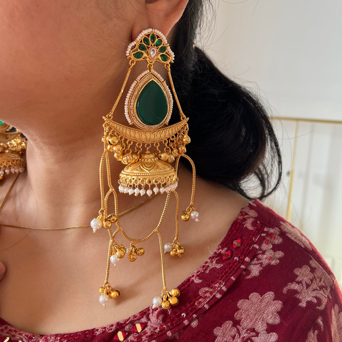 Ghungroo Kasmiri Earrings