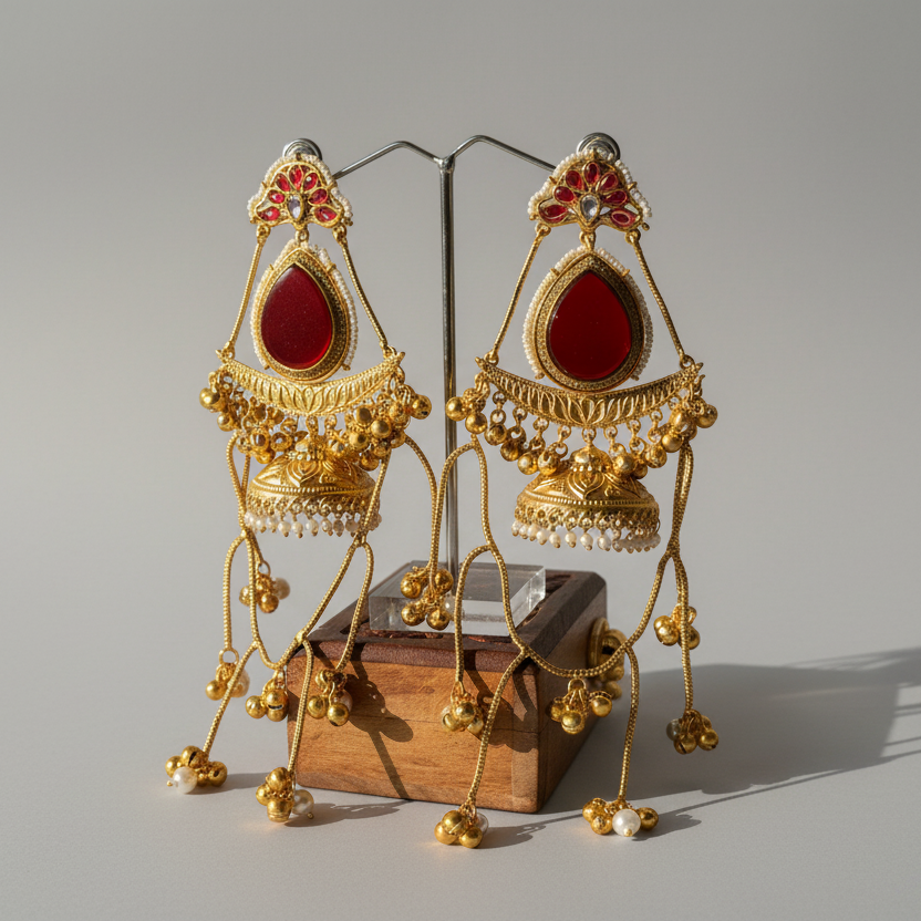 Ghungroo Kasmiri Earrings