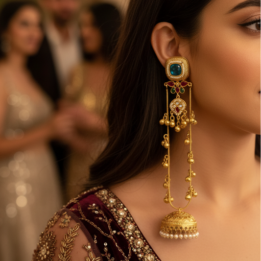 Kasmiri Jhumka Earrings