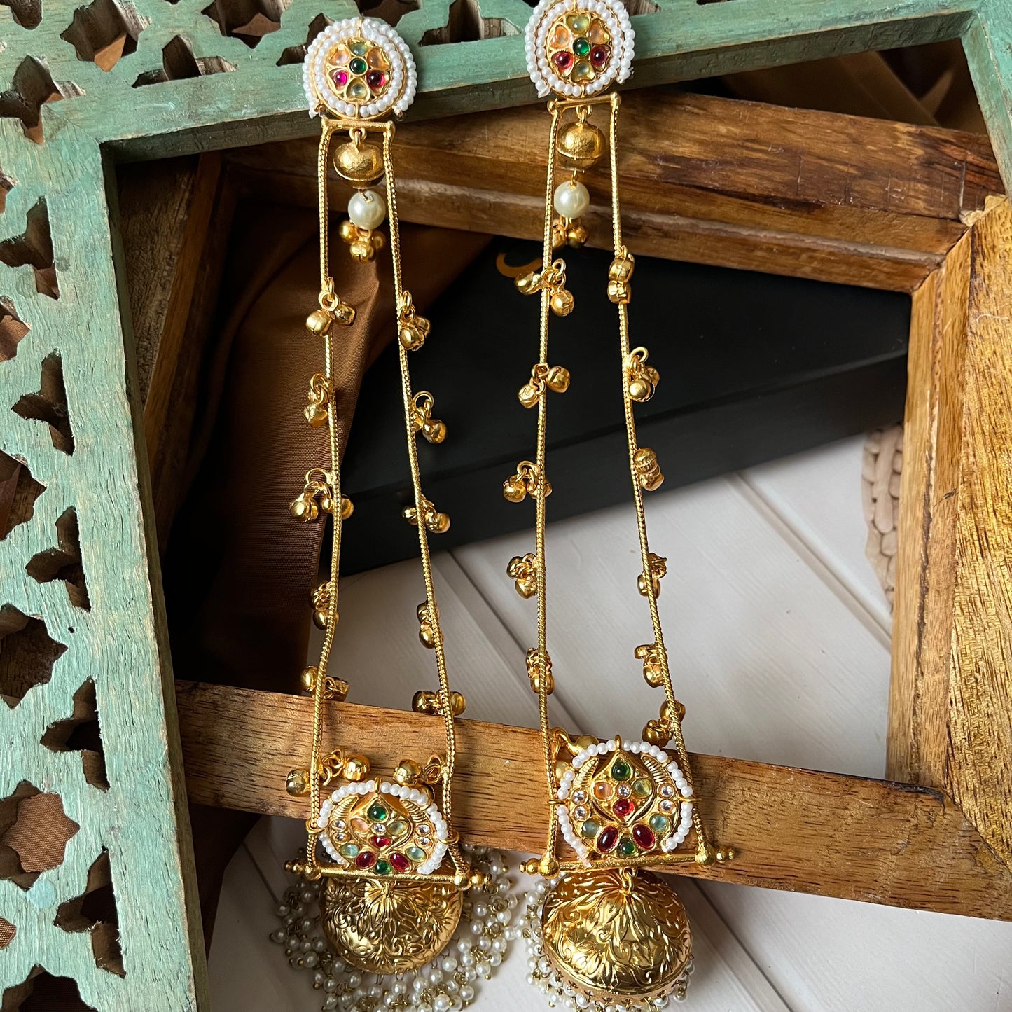 Statement Kashmiri Earrings