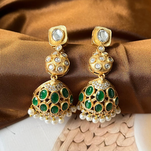 Kundan Jhumkas Earring