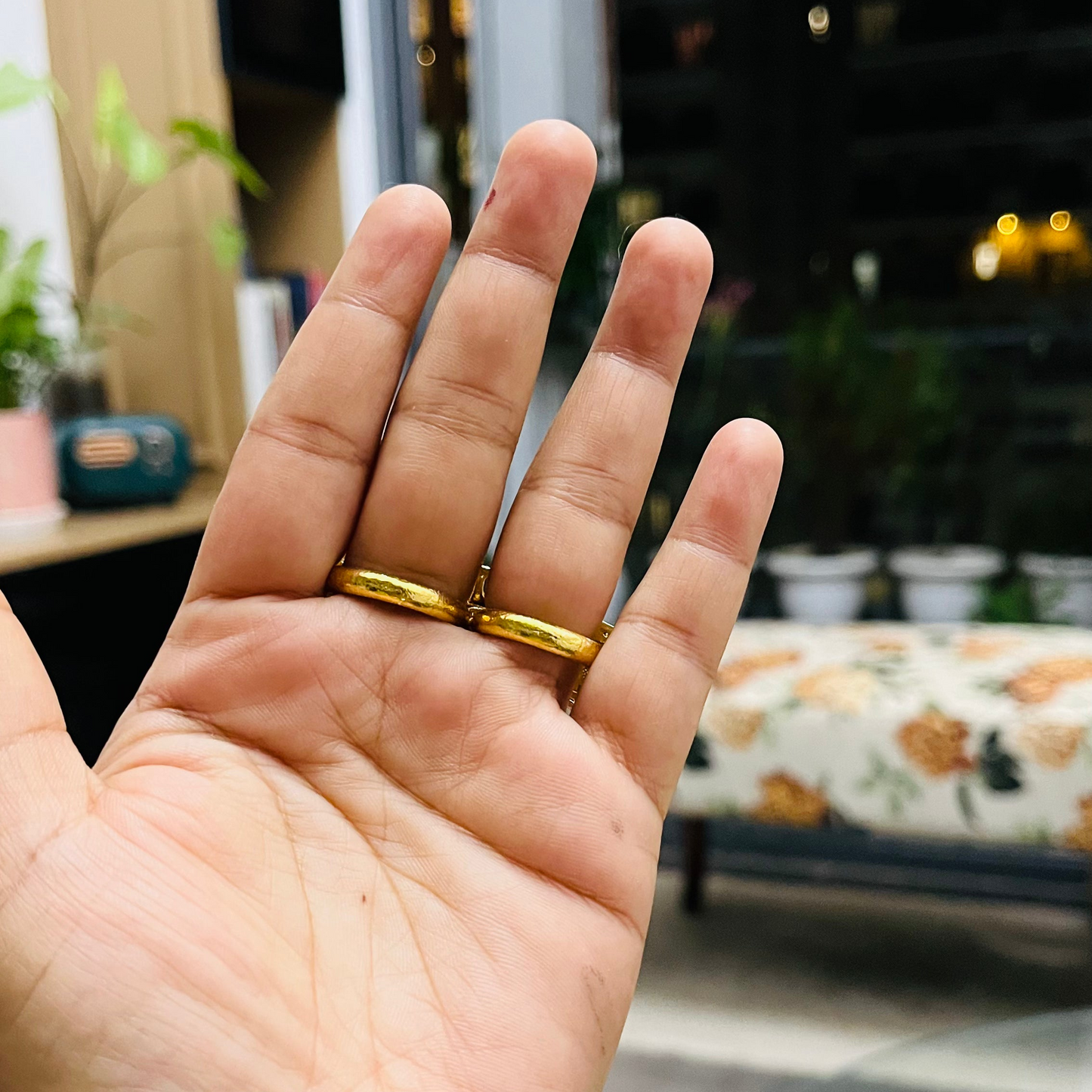 Peacock Stone Statement Ring