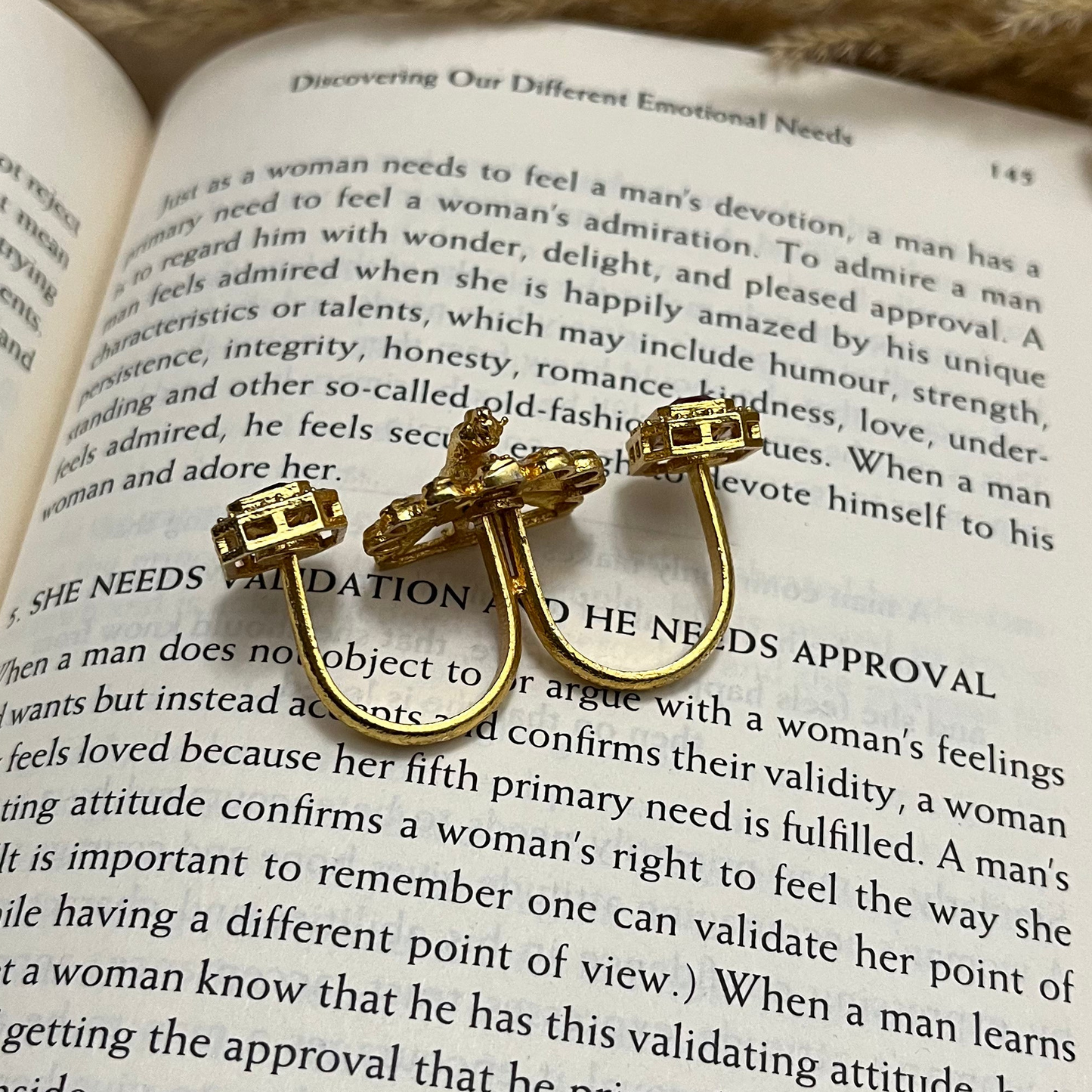 Peacock Stone Statement Ring