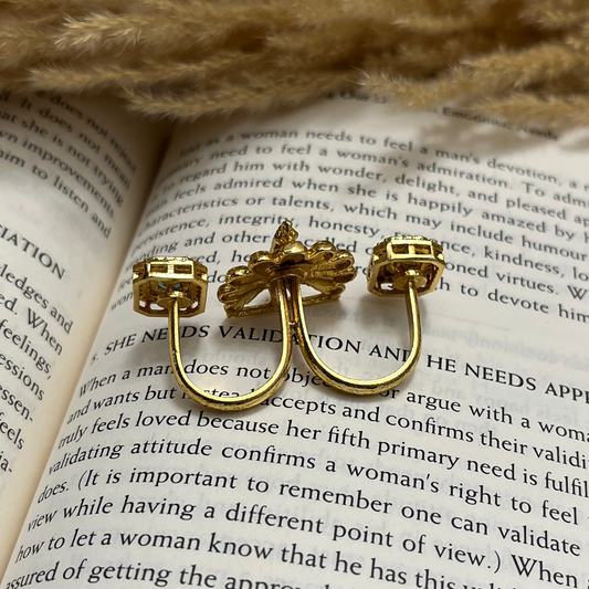 Peacock Stone Statement Ring