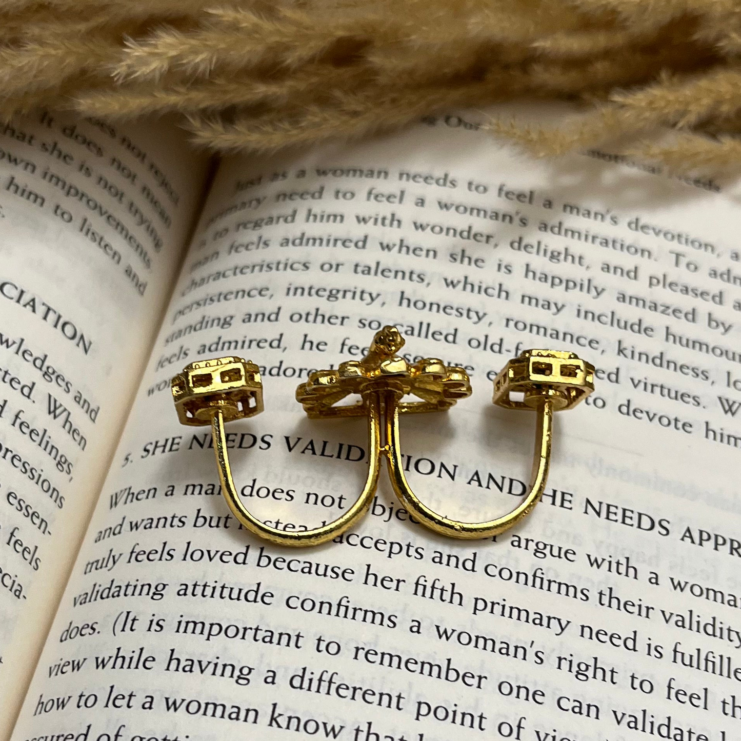 Peacock Stone Statement Ring