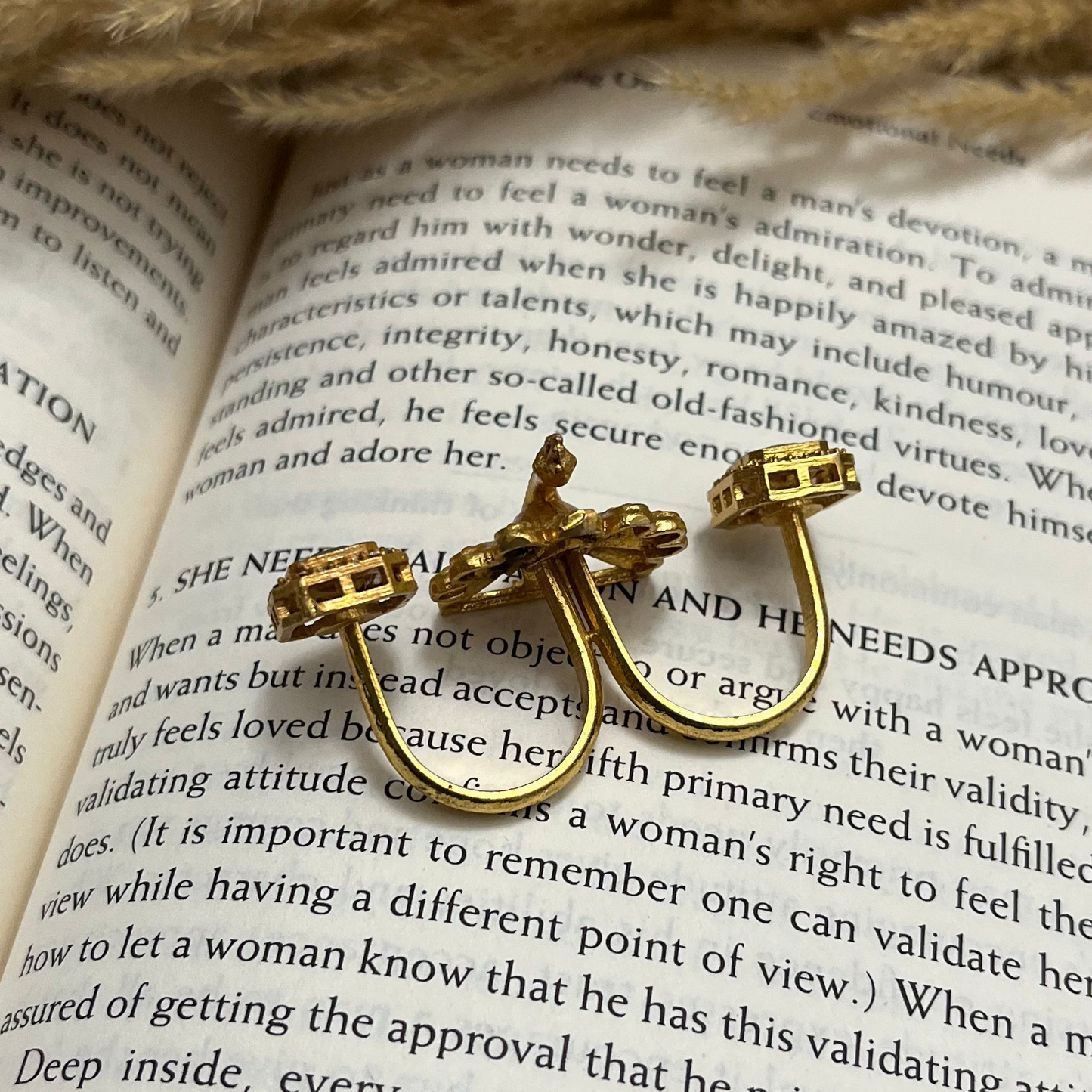 Peacock Stone Statement Ring