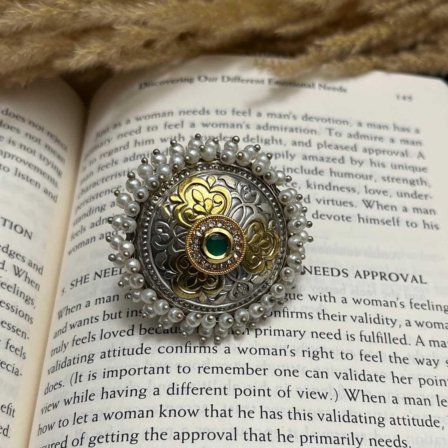 Dual Tone Statement Ring