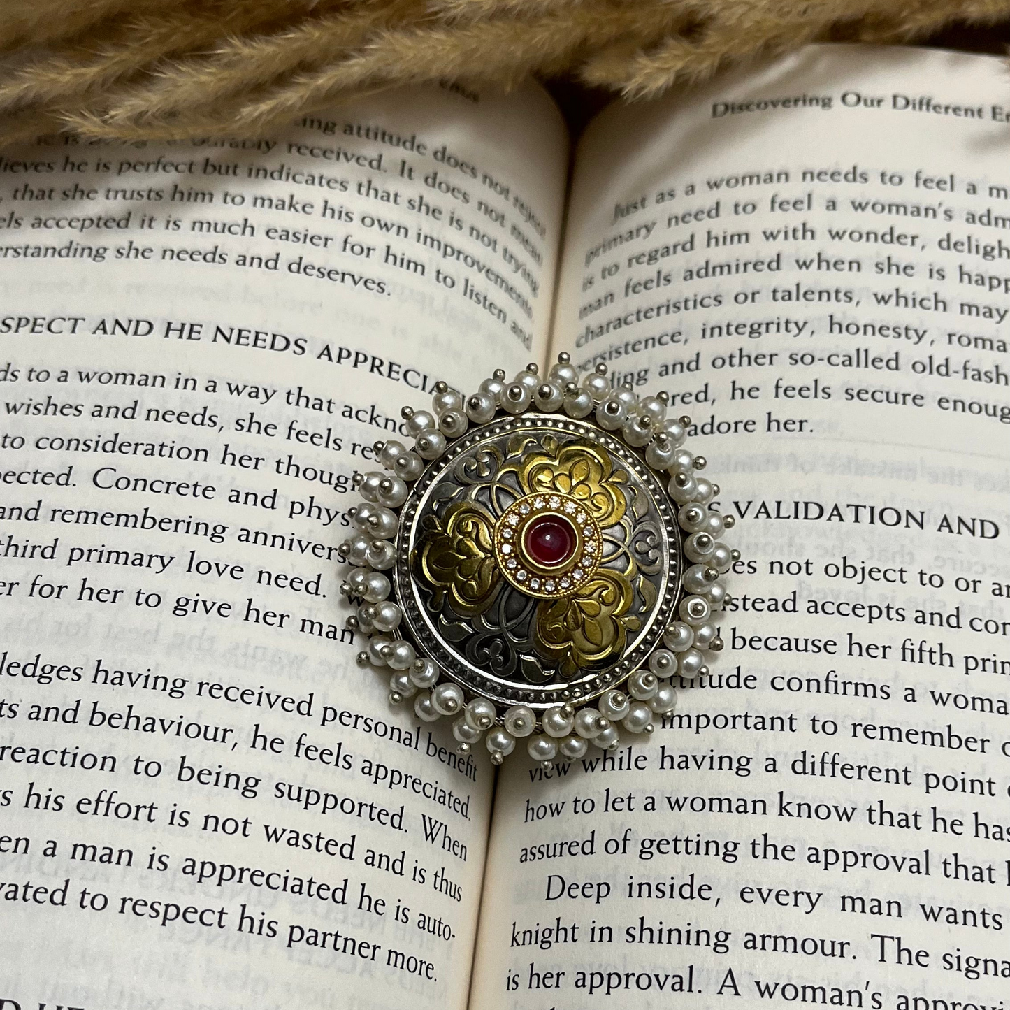 Dual Tone Statement Ring