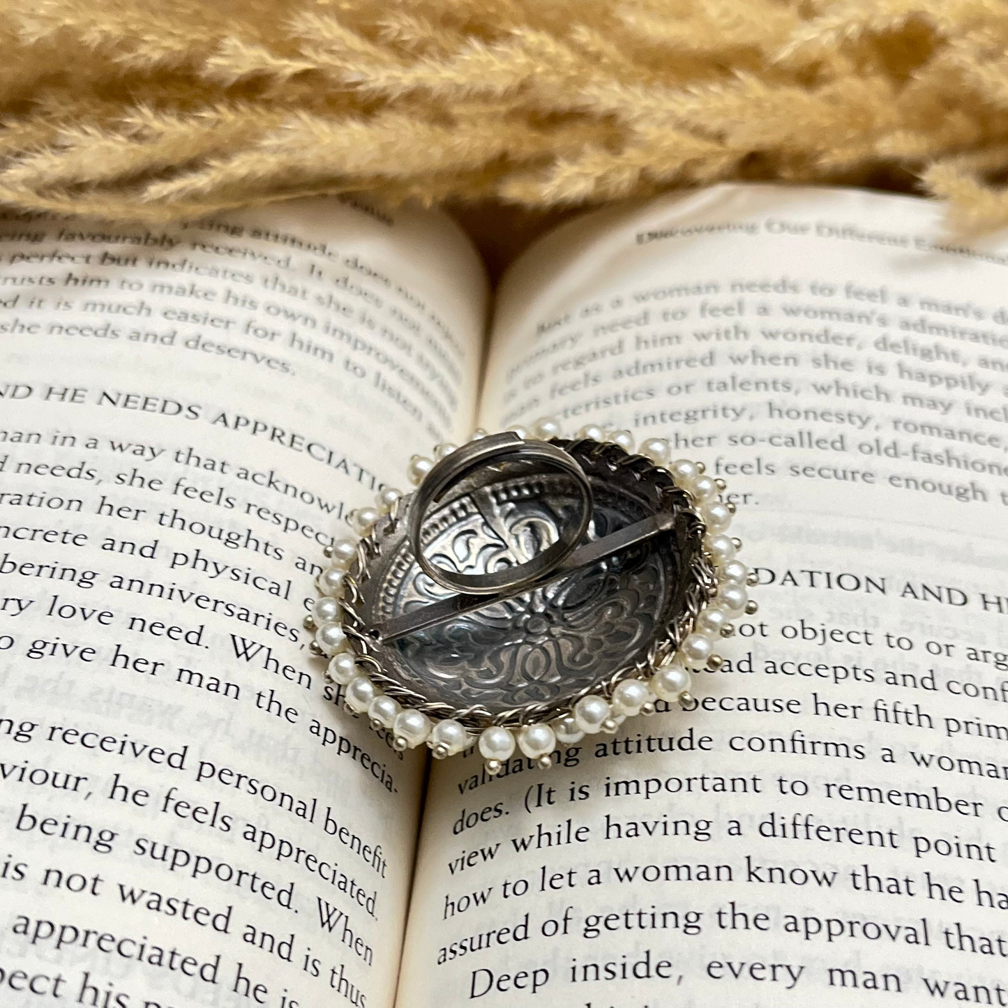 Dual Tone Statement Ring
