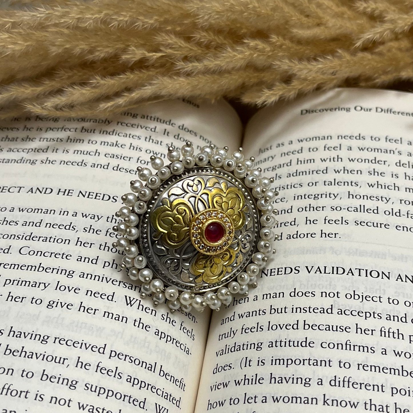 Dual Tone Statement Ring