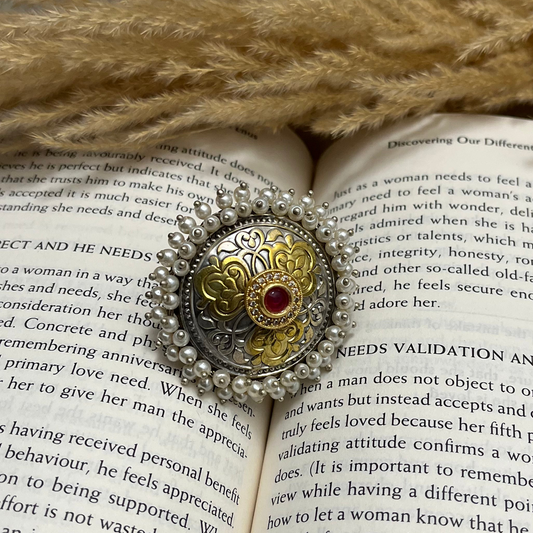 Dual Tone Statement Ring