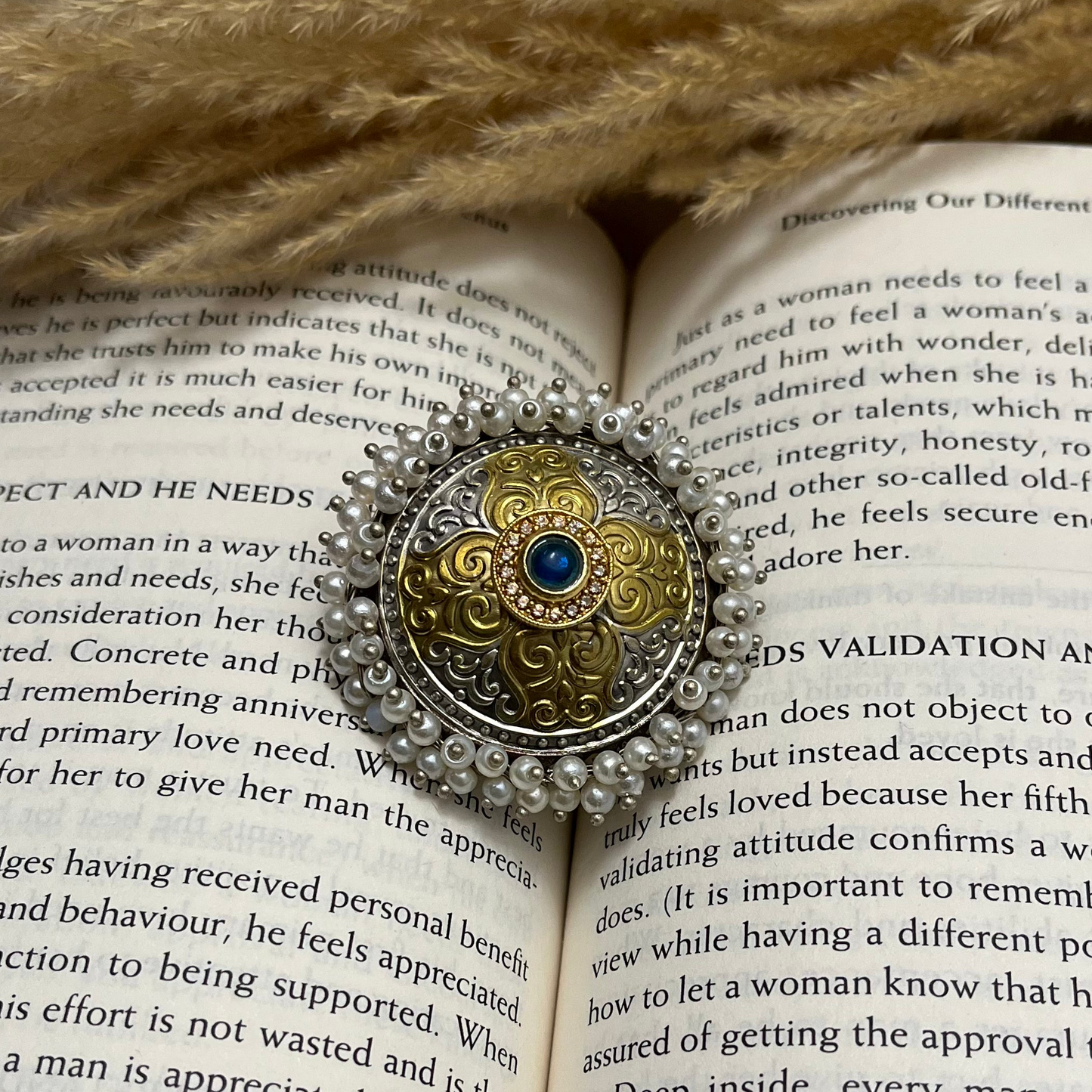 Dual Tone Statement Ring