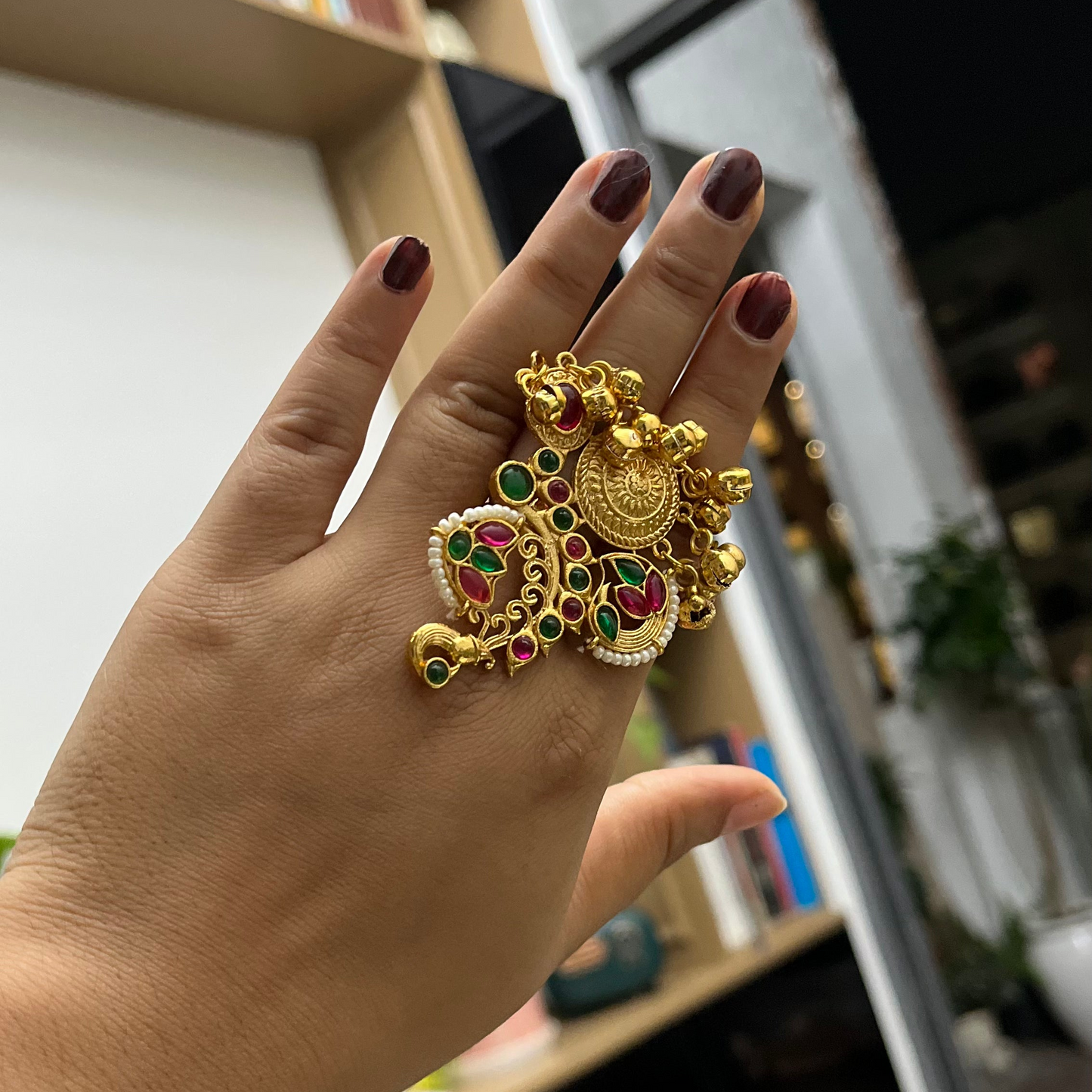 Ghungroo Statement Ring