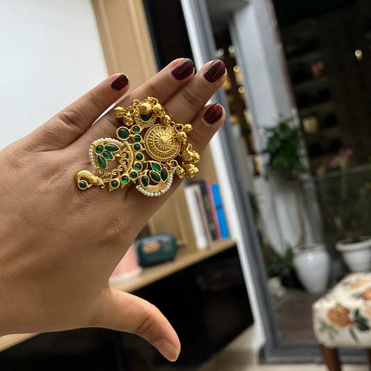 Ghungroo Statement Ring