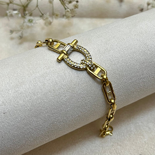 CZ Chain Bracelet