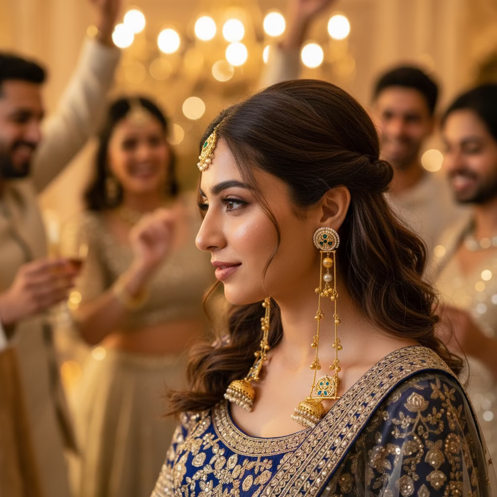 Statement Kashmiri Earrings