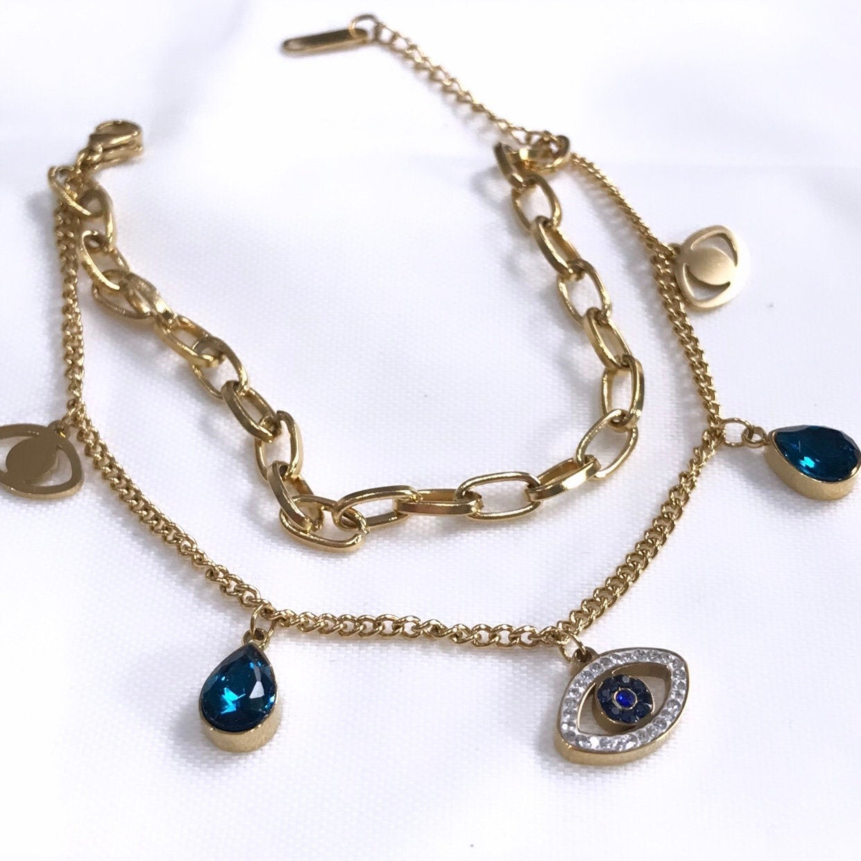 Evil Eye Chain Bracelet
