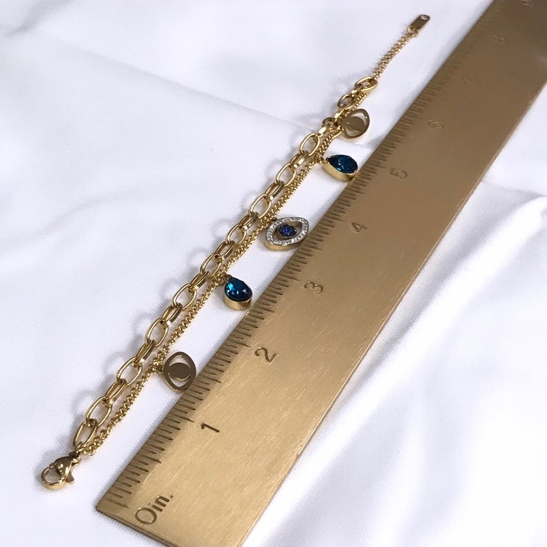 Evil Eye Chain Bracelet