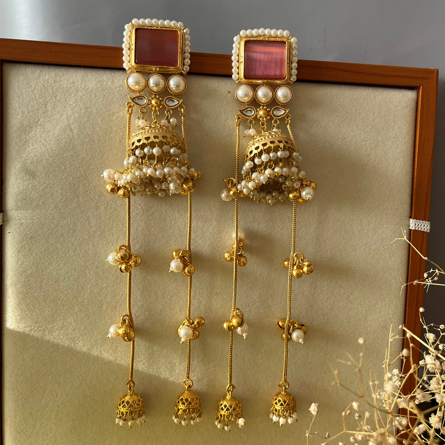 Kashmiri Ghungroo Jhumka Earrings