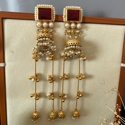 Kashmiri Ghungroo Jhumka Earrings